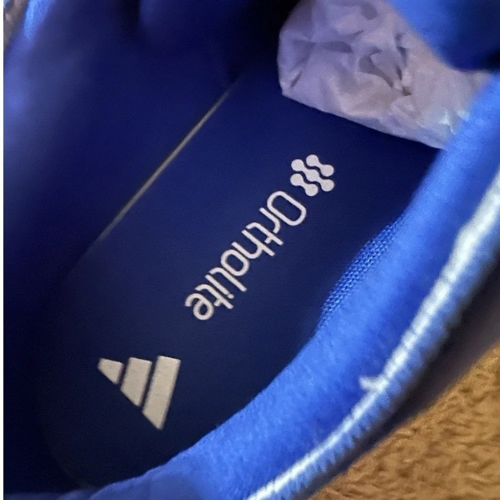 Adidas Jogit M Mens Running Shoes Blue Solar Red JR3887 Low Top Sneakers NEW